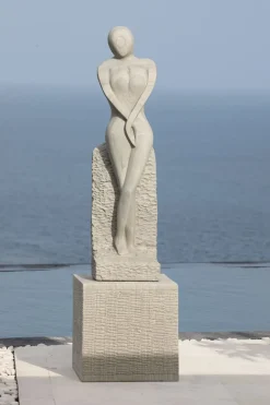 Placidity Contemporary Stone Garden Sculpture