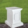 Plain 36cm Marble Resin Garden Pedestal