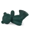 Playful Bear 15cm Green Resin Indoor Sculpture