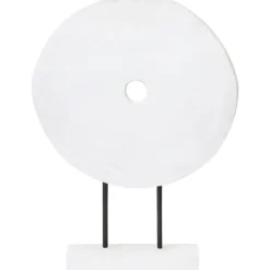 Polar Perfection 43cm White Wood Indoor Sculpture