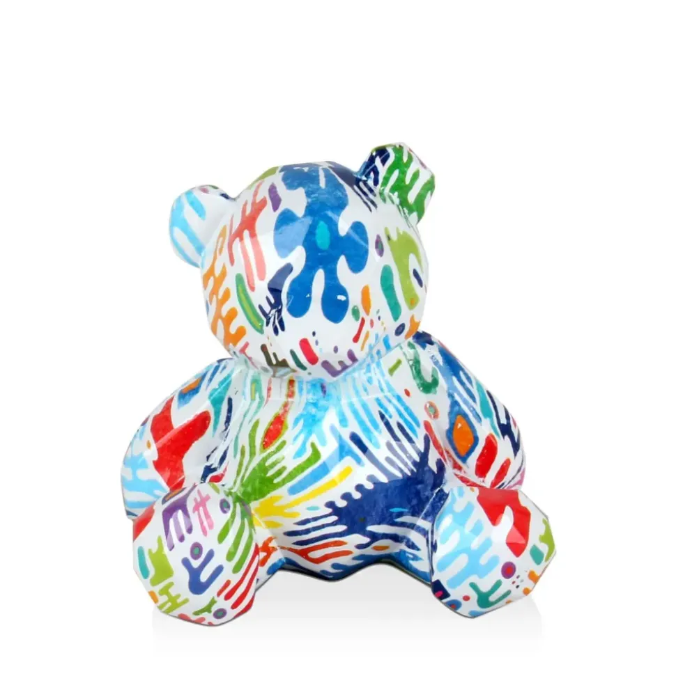 Polygon Bear 20cm Inca Art Resin Indoor Sculpture