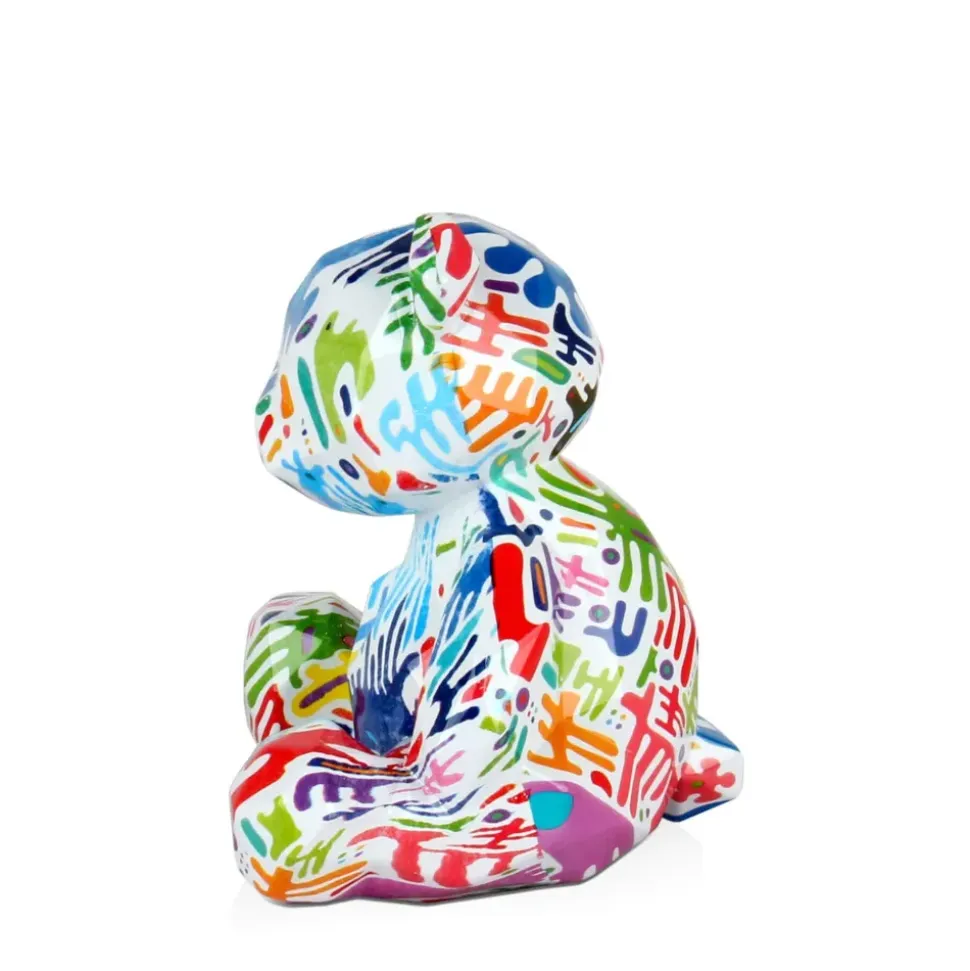 Polygon Bear 20cm Inca Art Resin Indoor Sculpture