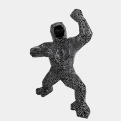 Polygon Gorilla 50cm Lava Resin Indoor Sculpture