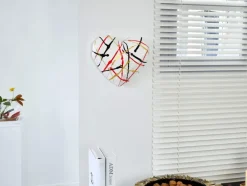 Polygon Love 26cm Multicolour Resin Wall Sculpture