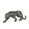 Polygon Panther 14cm Anthracite Resin Indoor Sculpture