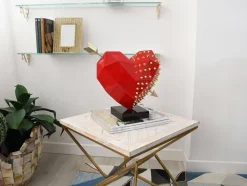 Polygon Pure Love 36cm Resin Indoor Sculpture