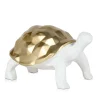 Polygon Turtle 21cm Gold Resin Indoor Sculpture
