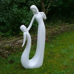 Pure Love 80cm Modern Marble Resin Garden Statue