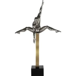 Quantum Leap 80cm Anthracite Resin Indoor Sculpture