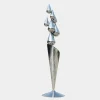Raindrop Dream 215cm Silver Metal Garden Sculpture