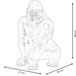 Regal Orangutan 38cm Multicolour Resin Indoor Sculpture