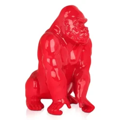 Regal Orangutan 38cm Red Resin Indoor Sculpture
