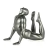 Rising Core 24cm Anthracite Resin Indoor Sculpture