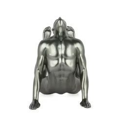Rising Core 24cm Anthracite Resin Indoor Sculpture