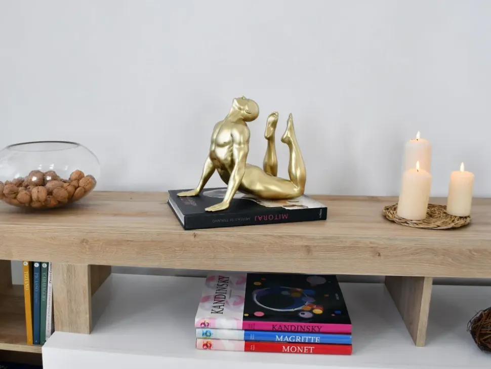 Rising Core 24cm Gold Resin Indoor Sculpture