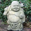 Roaming Buddha Stone Garden Ornament