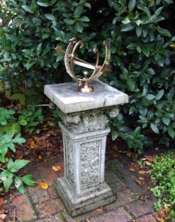 Rocco Armillary Stone Garden Sundial