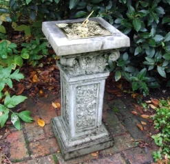 Rocco Brass Stone Garden Sundial
