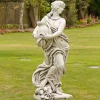 Roman Goddess Gladiator Stone Garden Statue