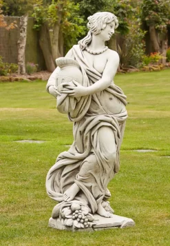Roman Goddess Gladiator Stone Garden Statue