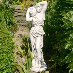 Roman Goddess with Urn 84cm Stone Resin Garden Statue