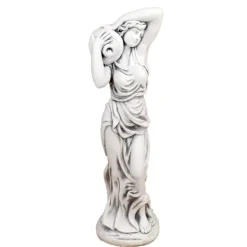 Roman Goddess with Urn 84cm Stone Resin Garden Statue