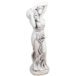 Roman Goddess with Urn 84cm Stone Resin Garden Statue