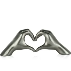Sacred Love 15cm Anthracite Resin Indoor Sculpture