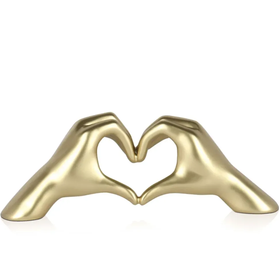 Sacred Love 15cm Gold Resin Indoor Sculpture