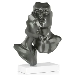 Secret Lovers 57cm Anthracite Resin Indoor Sculpture