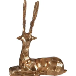 Serene Stag 38cm Bronze Metal Indoor Statue
