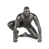 Shadow Protector 24cm Anthracite Resin Indoor Sculpture