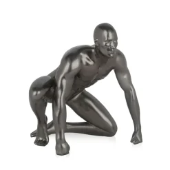 Shadow Protector 24cm Anthracite Resin Indoor Sculpture