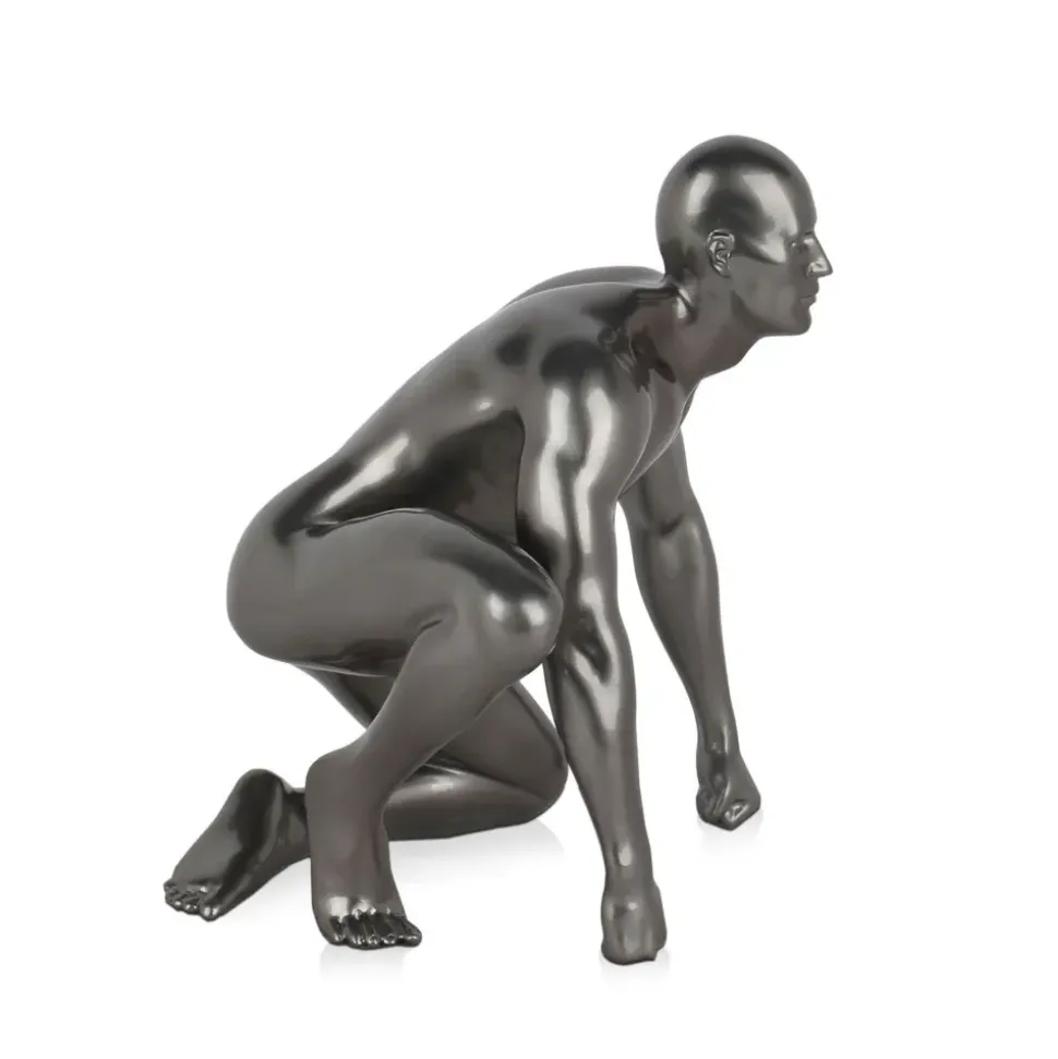Shadow Protector 24cm Anthracite Resin Indoor Sculpture