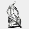 Silent Soul 81cm Silver Metal Indoor Sculpture
