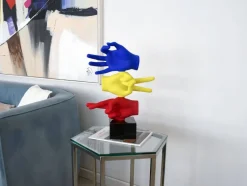 Silent Symbols 48cm Pop Art Resin Indoor Sculpture