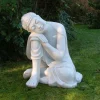 Sleeping Buddha 60cm Marble Resin Garden Ornament