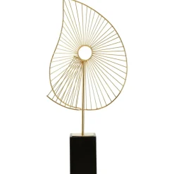Solar Interlace 70cm Gold Metal Indoor Sculpture