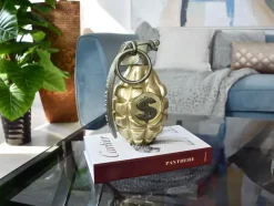 Sonic Grenade 25cm Gold Resin Indoor Sculpture