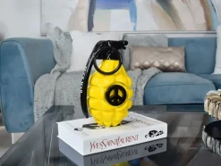 Sonic Grenade 25cm Yellow Resin Indoor Sculpture