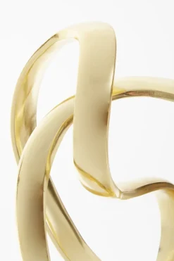 Spiral Symphony 34cm Gold Metal Indoor Sculpture