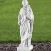St. Joseph 46cm Marble Resin Garden Statue