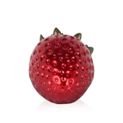 Strawberry Pop 24cm Red Resin Indoor Sculpture