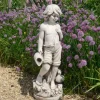 Summer Boy 73cm Stone Resin Garden Statue