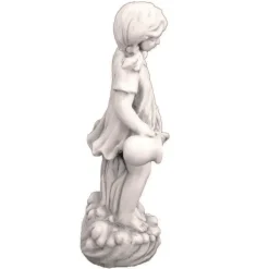 Summer Girl 71cm Stone Resin Garden Statue