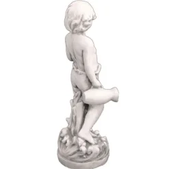 Summer Love Boy & Girl Stone Resin Garden Statues