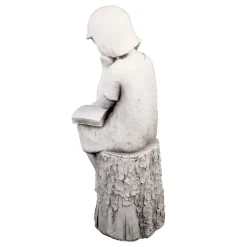 Summer Reading Girl 86cm Stone Resin Garden Statue