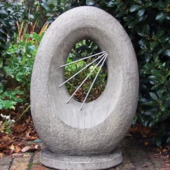 Sunblast Contemporary Stone Garden Sculpture