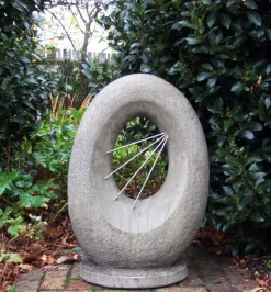 Sunblast Contemporary Stone Garden Sculpture