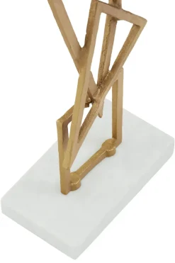 Symbol Ascent 47cm Gold Metal Indoor Sculpture